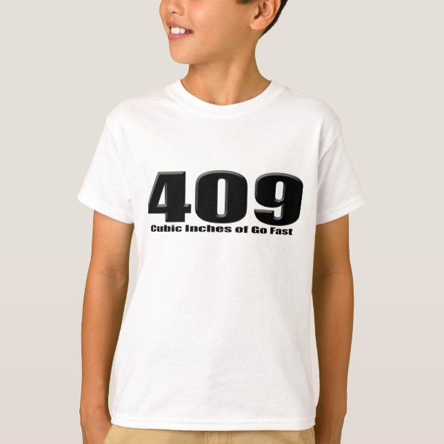 Camiseta impala grande del bloque de la pulgada cúbica (Anverso)