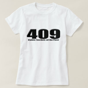 Camiseta impala grande del bloque de la pulgada cúbica