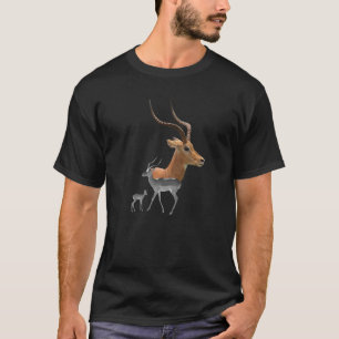 Camiseta Impala Sobre Safari En Kenia África