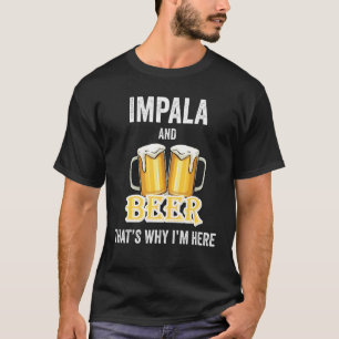 Camiseta Impala y Cerveza por eso estoy aquí