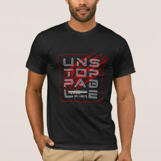 Camiseta Imparable - Diseño audaz de instrucciones de alime
