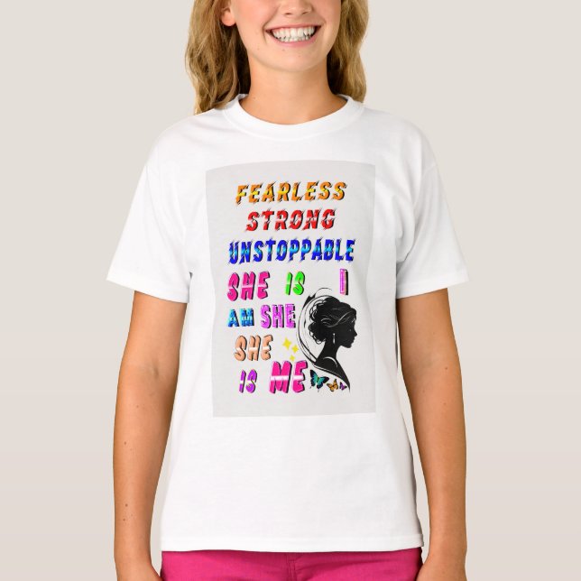 Camiseta Imparable e intrépida Es (Anverso)