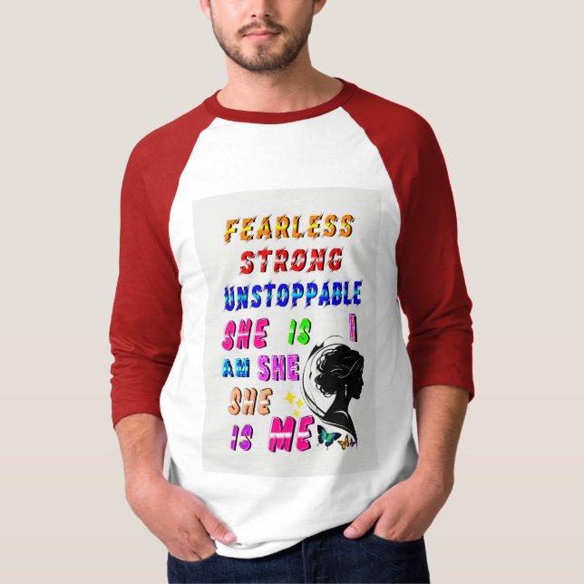 Camiseta Imparable e intrépida Es (Anverso)