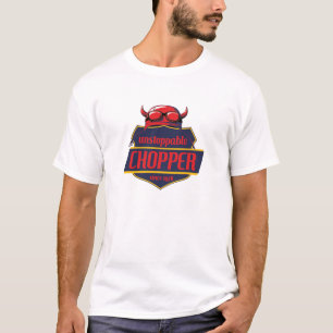 Camiseta Imparable Tee de la placa del helicóptero del diab