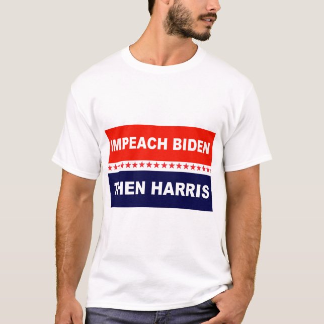 Camiseta Impeach Biden Than Harris (Anverso)