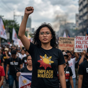 Camiseta Impeachment a Marcos Protesta de Corrupción Filipi