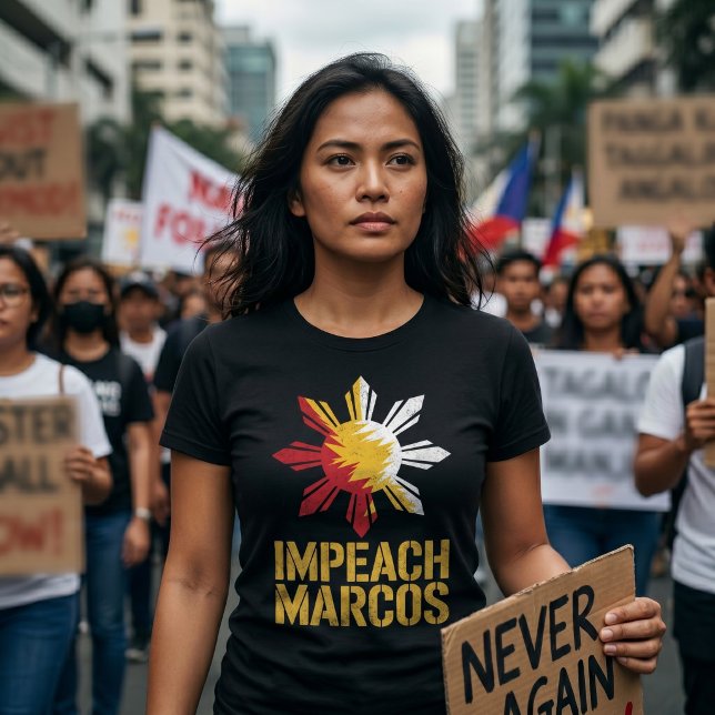 Camiseta Impeachment a Marcos Protesta Filipina Corrupción (Subido por el creador)