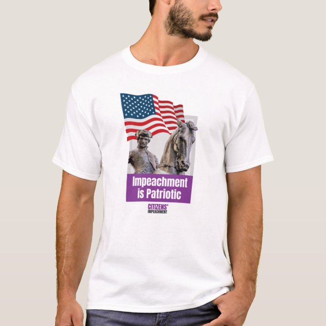 Camiseta Impeachment is Patriotic with Paul Revere (Anverso)