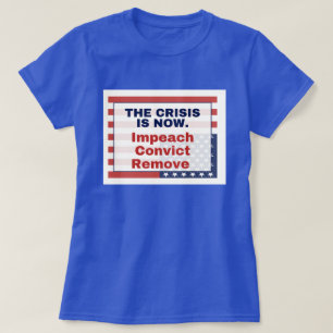 Camiseta Impeachment Quitar Condenar SOS Bandera Al Revés