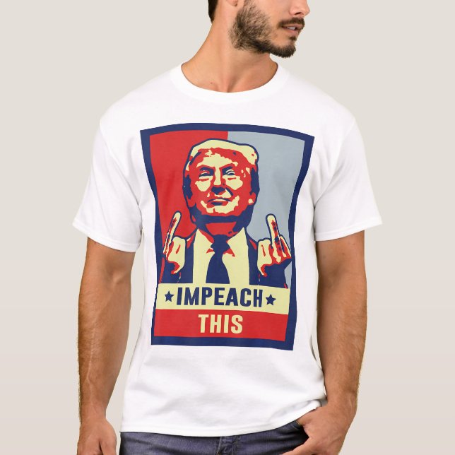 Camiseta Impedir a este conservador republicano Trump (Anverso)