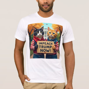 Camiseta Impedir a Trump ahora a los gatos