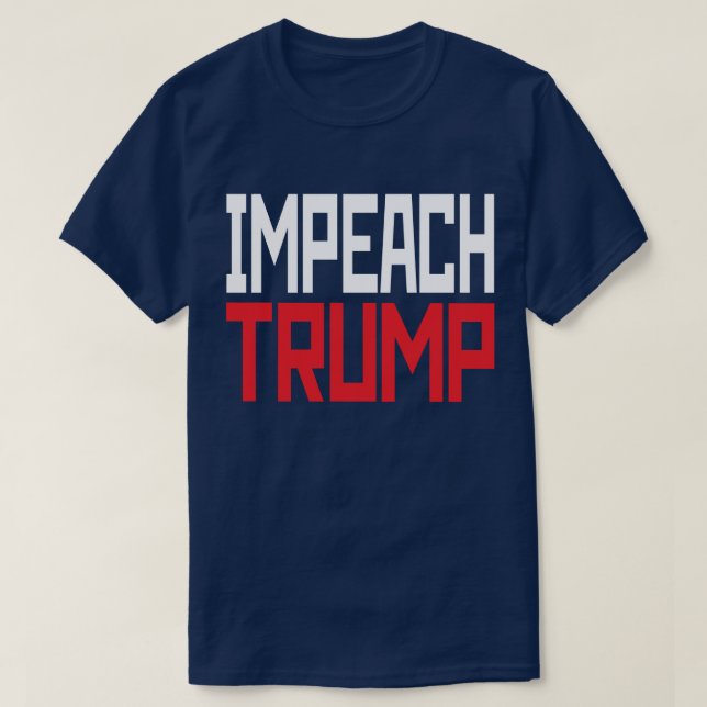 Camiseta Impedir al presidente Trump - Anti Trump (Diseño del anverso)