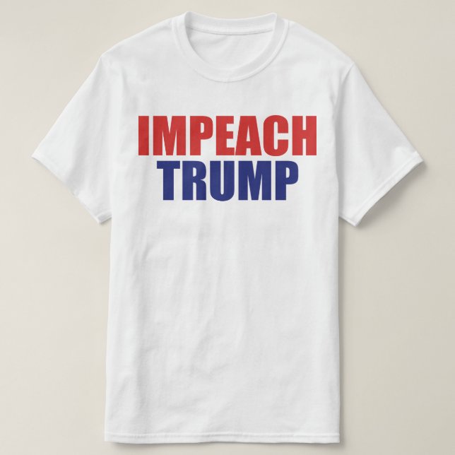 Camiseta Impedir al presidente Trump - Anti Trump (Diseño del anverso)