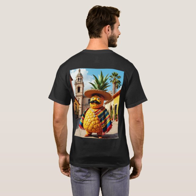 Camiseta Imperio de la piña - El PineCho (Reverso completo)