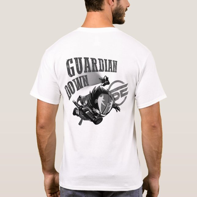 Camiseta Imperio enfermo - el guarda del destino abajo (Reverso)