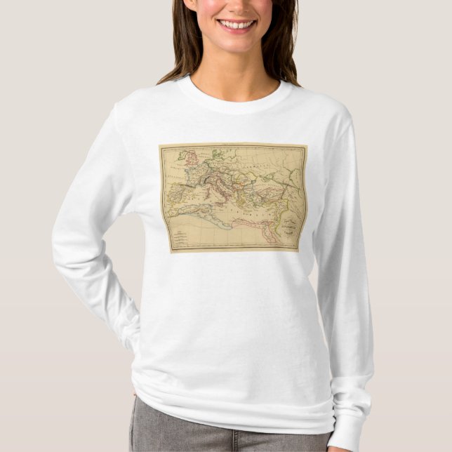 Camiseta Imperio romano debajo de Constantina y de Trajan (Anverso)