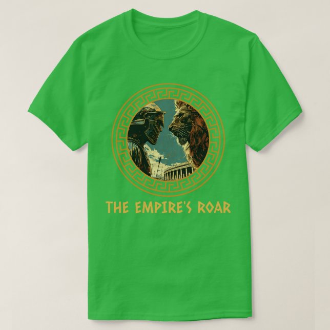 Camiseta Imperio romano Roma Anciano León Romano (Diseño del anverso)