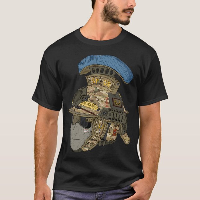 Camiseta Imperio romano táctico. Legionario. (Anverso)