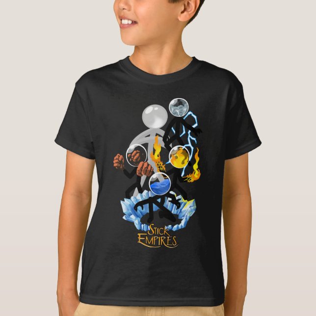 Camiseta Imperios del palillo - imperio elemental (Anverso)