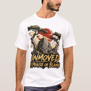 Camiseta Imperturbable al Elogio o Culpa Dhammapada