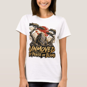 Camiseta Imperturbable ante el elogio o la culpa Dhammapada