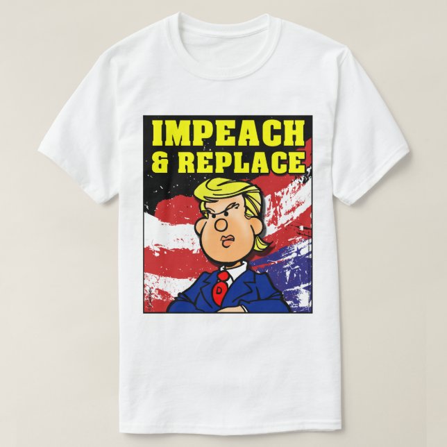 Camiseta Impetar y reemplazar (Diseño del anverso)