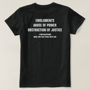 Camiseta Impiden abuso de poder de obstrucción de emolument