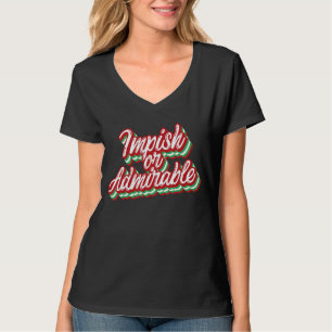 Camiseta Impish Admirable Belsnickel Navidades Funny - Homb
