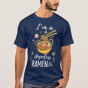 Camiseta Implacable pastel amenético de Kawaii Ramen Noodal