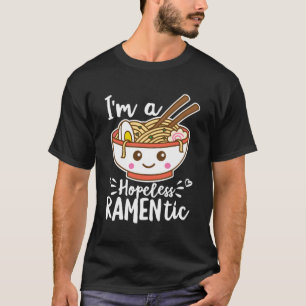 Camiseta Implacable Ramentic Cute Kawaii Ramen Noodles Funn