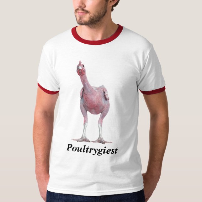 Camiseta implume-pollo, Poultrygiest (Anverso)