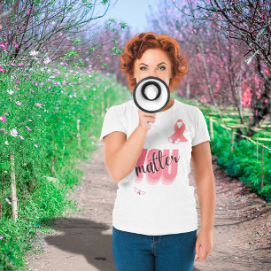 Camiseta Importa fortalecer el regalo de cáncer de mama