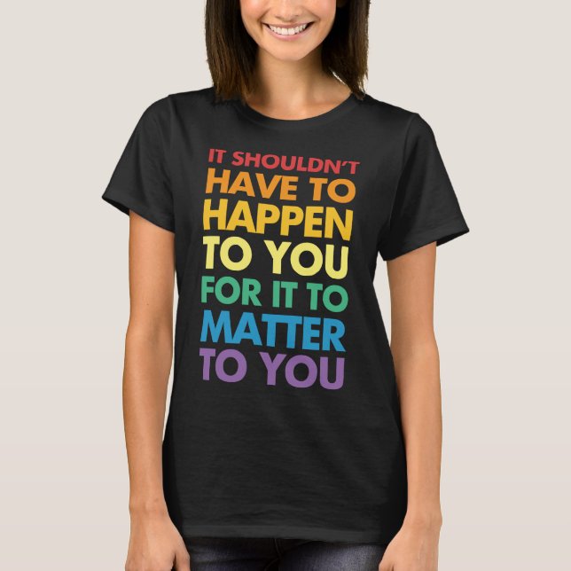 Camiseta Importa para ti (Anverso)