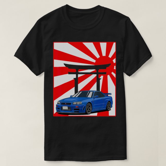 Camiseta Importación de la Carreras de Tuner Street Deriva  (Diseño del anverso)