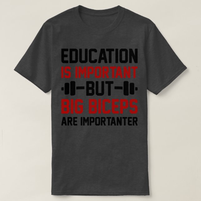 Camiseta Importador de Big Biceps (Diseño del anverso)