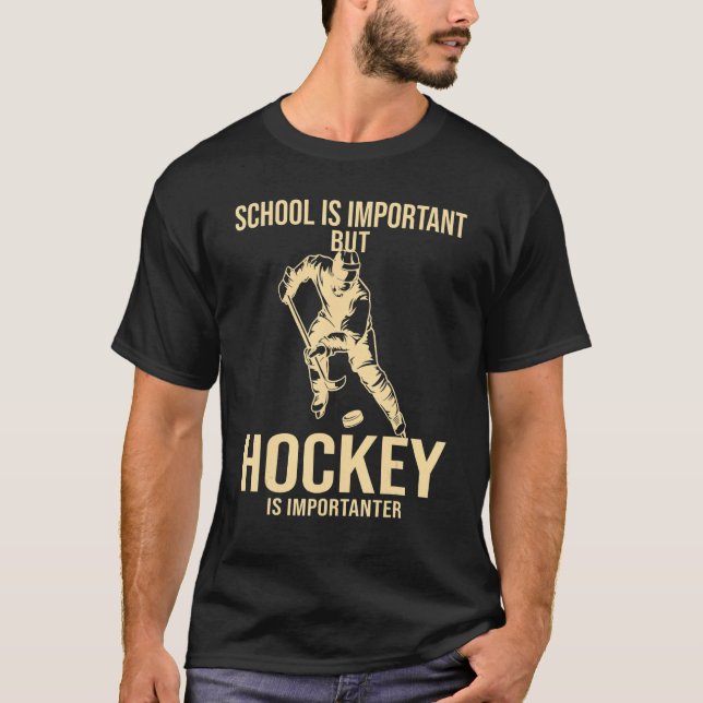 Camiseta Importador de hockey escolar importante jugador de (Anverso)