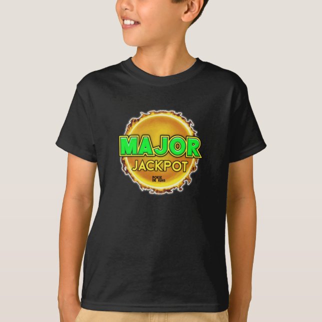 Camiseta IMPORTANTE Diseño JACKPOT - Diseños de pokie (Anverso)