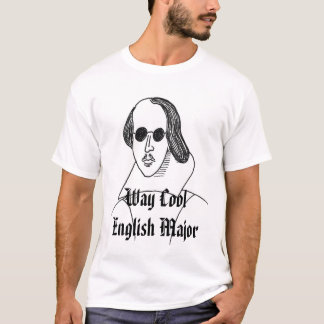 Camiseta importante inglesa fresca de la manera