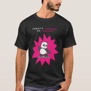Camiseta Importar Pandas Python Coding Ai Machine Learning 