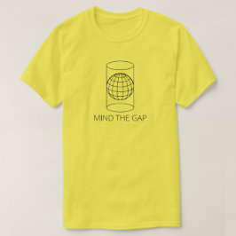 Camiseta Importe de Gap (proyección cilíndrica - la luz)
