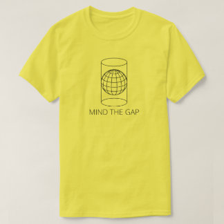 Camiseta Importe de Gap (proyección cilíndrica - la luz)