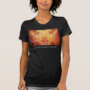 Camiseta IMPORTE NO IMPORTA Máscara Fractal en amarillo roj