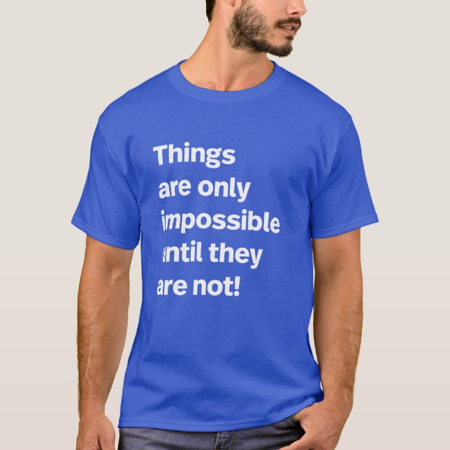 Camiseta imposible (Anverso)