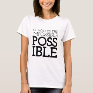 Camiseta Imposible citar la cita del arte cristiano