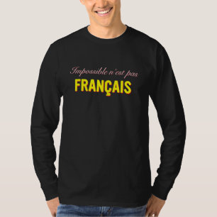 Camiseta Imposible no es francés