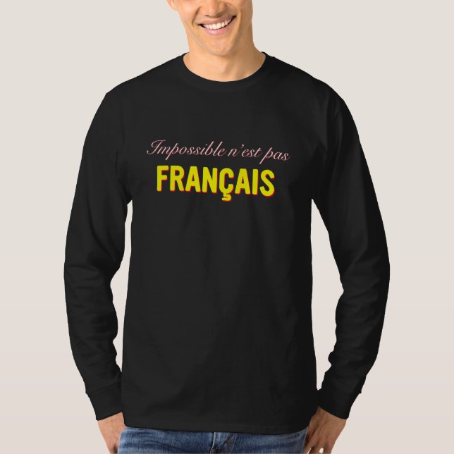 Camiseta Imposible no es francés (Anverso)