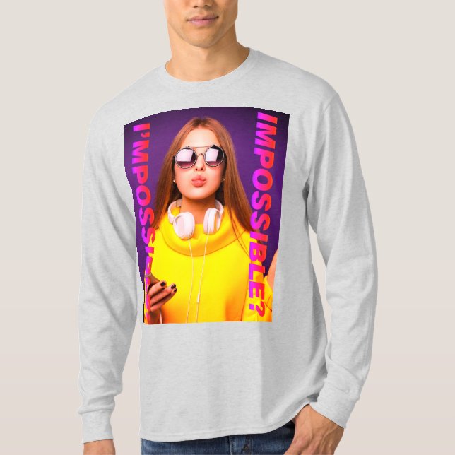 Camiseta ¿IMPOSIBLE? ¡SOY POSIBLE! ONEIGHTH Tokyo Original  (Anverso)