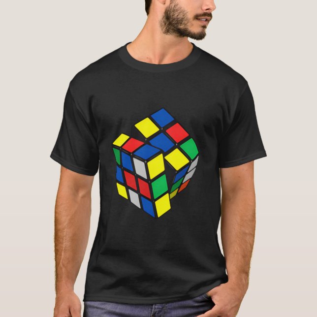Camiseta Impossible Rubik Rubix Rubics Cube Pocket Gaming (Anverso)