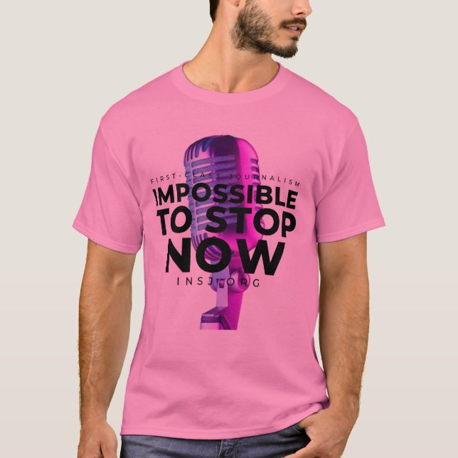 Camiseta Impossible to Stop (Anverso)