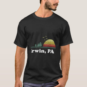 Camiseta Imprenta de recuerdo de casa de Irwin Pennsylvania